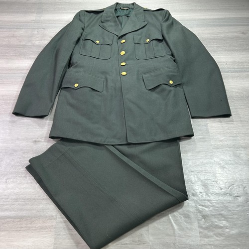 Army green dress - suit, mens