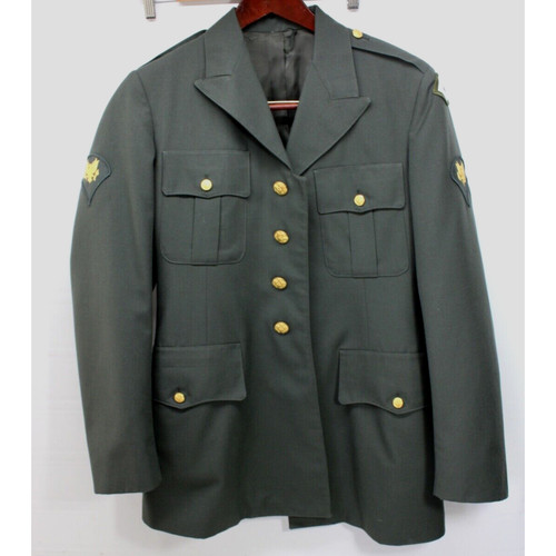 Vtg army dress green suit - green,